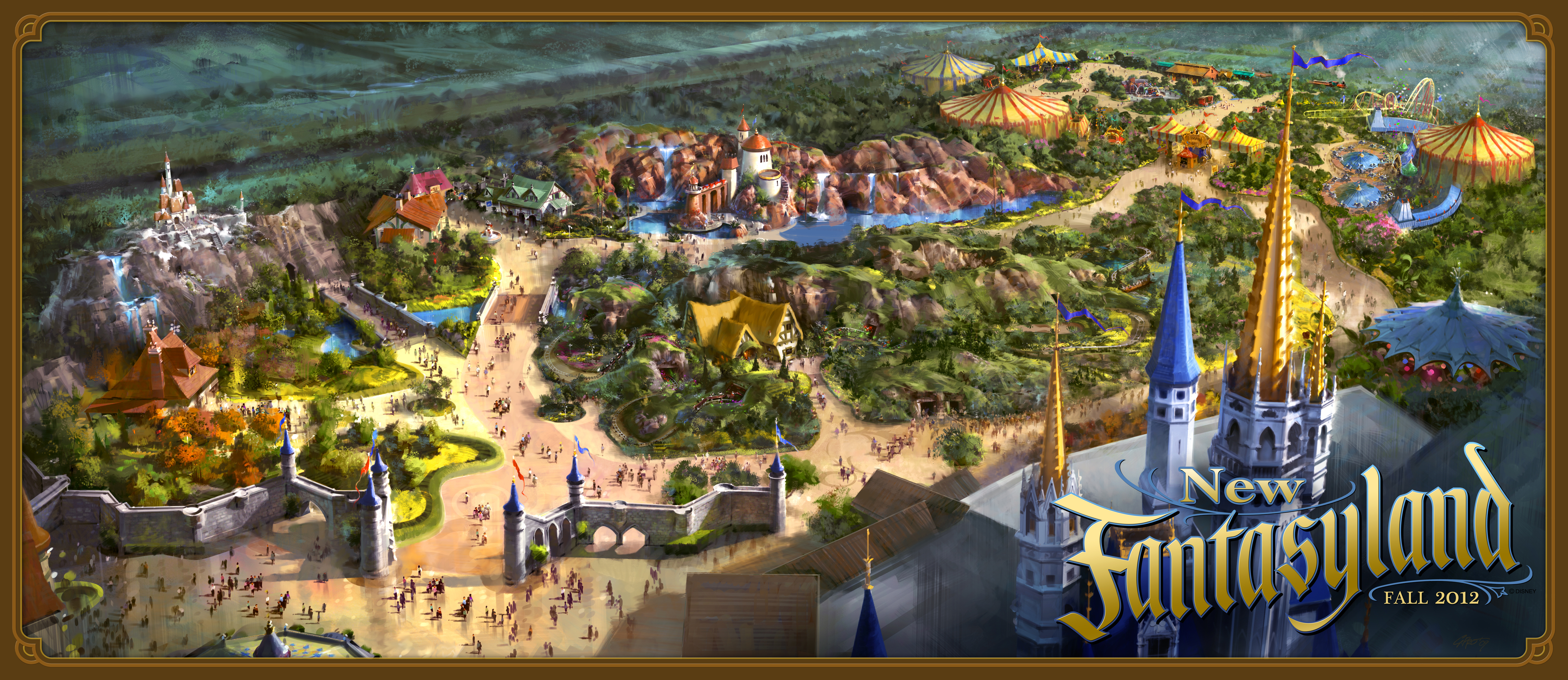 map of fantasy land walt disney world magic kingdom
